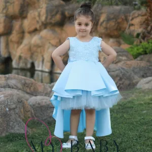 Bonita girl dress sky blue