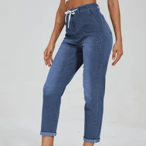 Comfy Denim Pull On Joggers