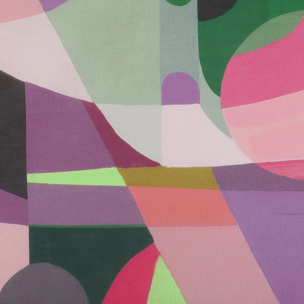 Cotton Voile - Purple Midnight Summer Swim Woven Fabric by Nerida Hansen Sample