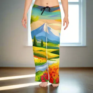 Country Living Mountain Women's Pajama Pants (AOP)
