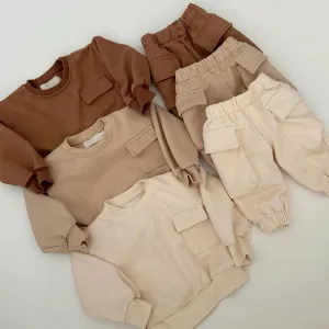 Fleece Sweatshirt   Cargo Pants