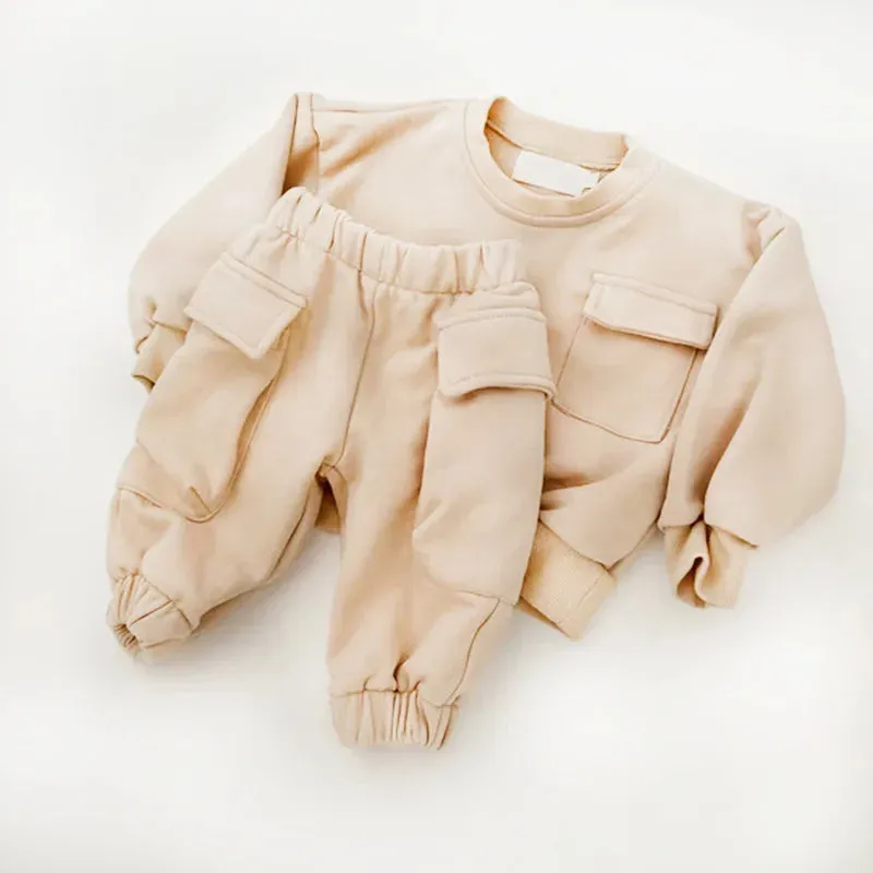 Fleece Sweatshirt   Cargo Pants