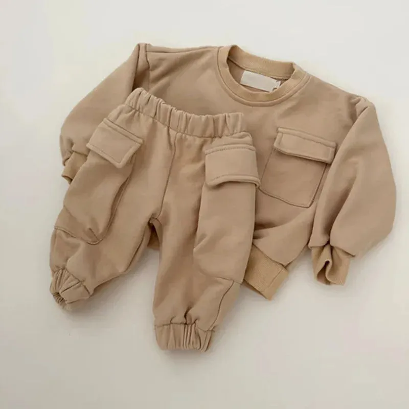 Fleece Sweatshirt   Cargo Pants