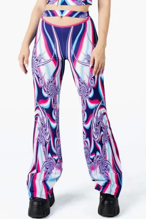 Fusion Flow Cut Out Flare Pants