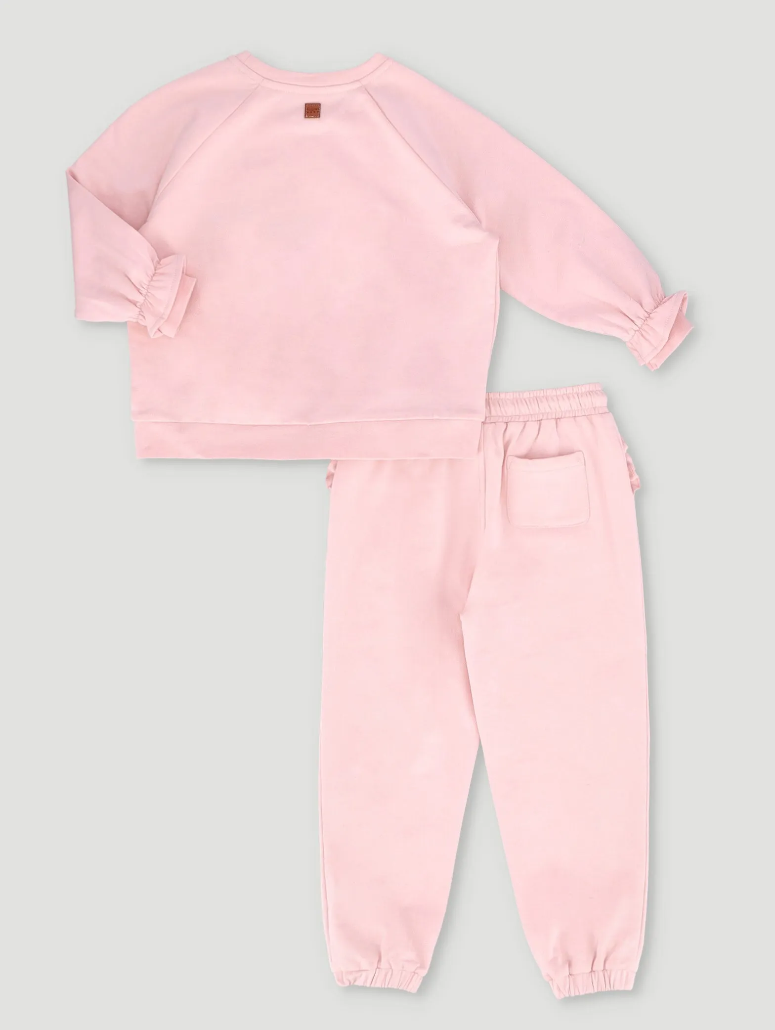Girls Flora And Fauna Embroidered Jogger