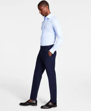 Michael Kors Men's Classic Fit Cotton Stretch Performance Pants 33 x 32 Navy