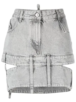 Mini Skirt With Cutout Details