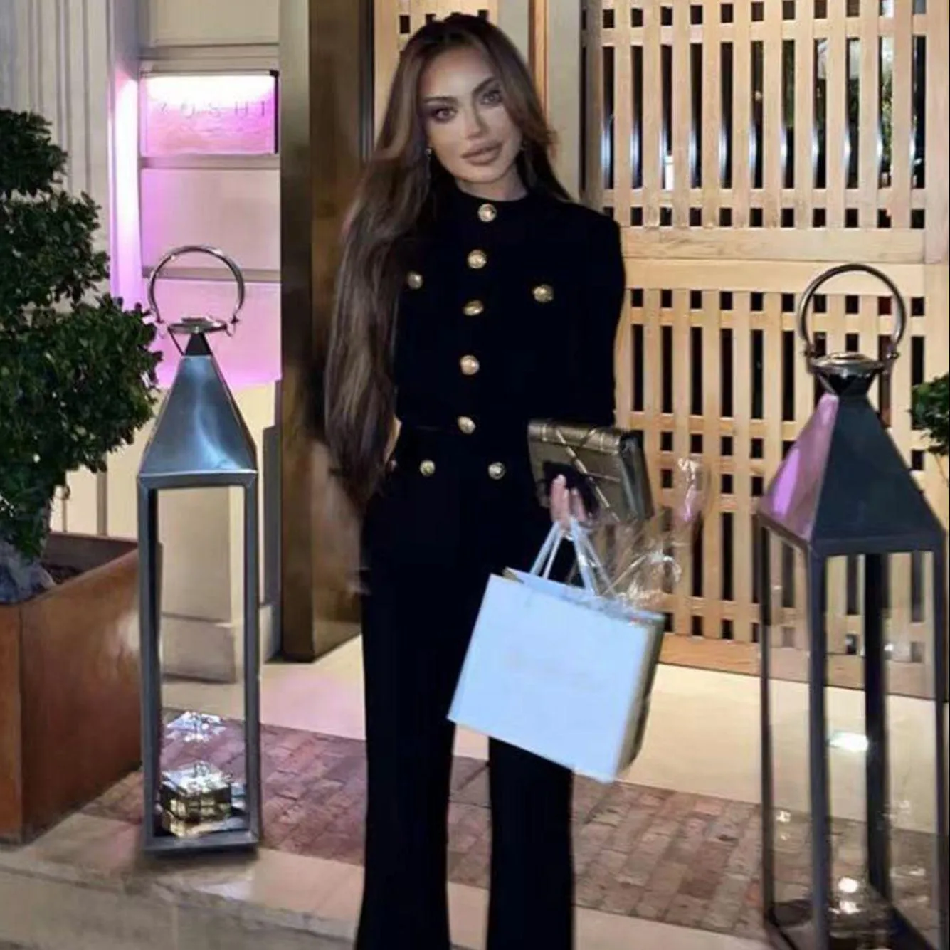 Monaco Black Two Pieces set