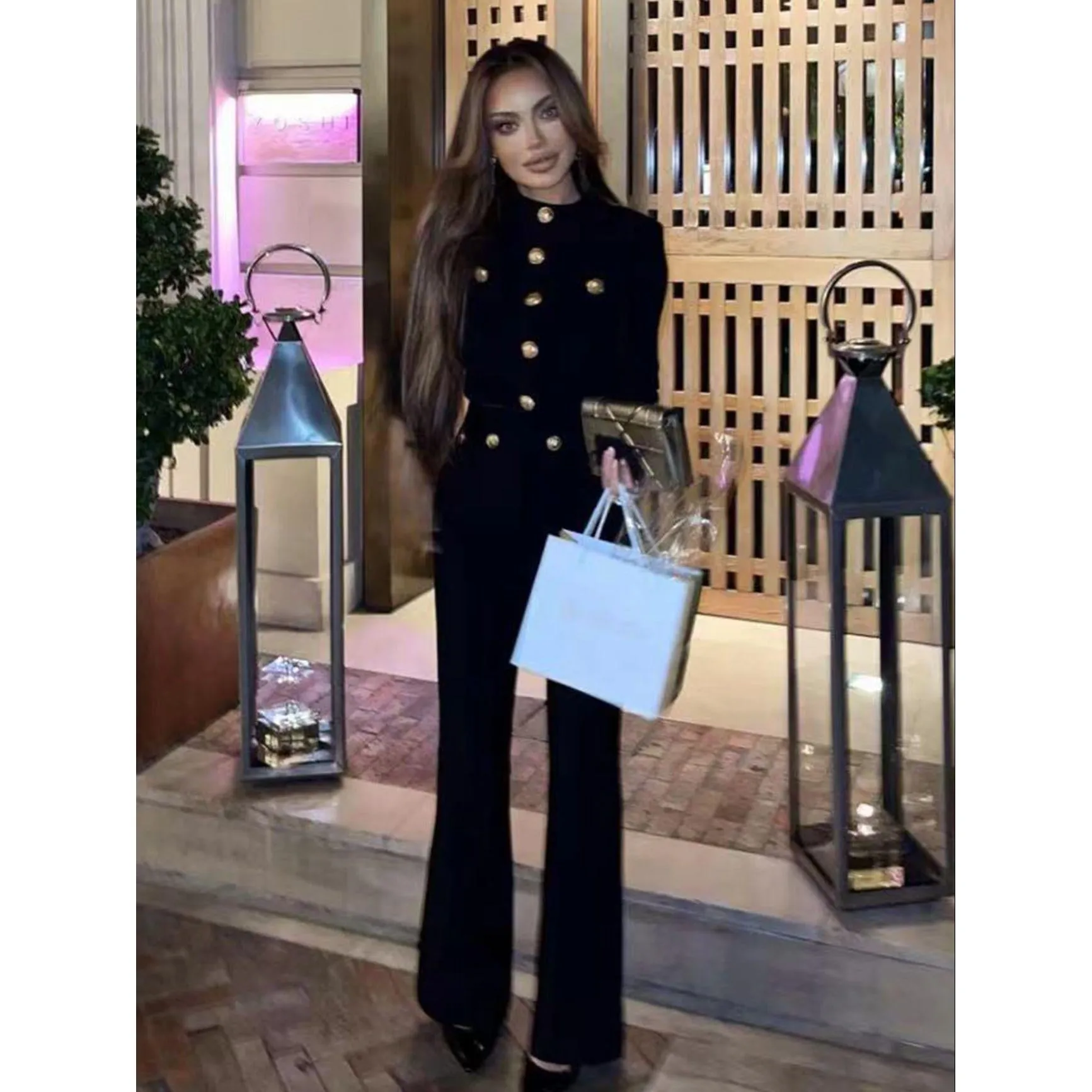 Monaco Black Two Pieces set