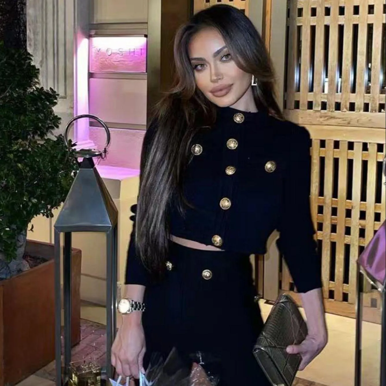 Monaco Black Two Pieces set