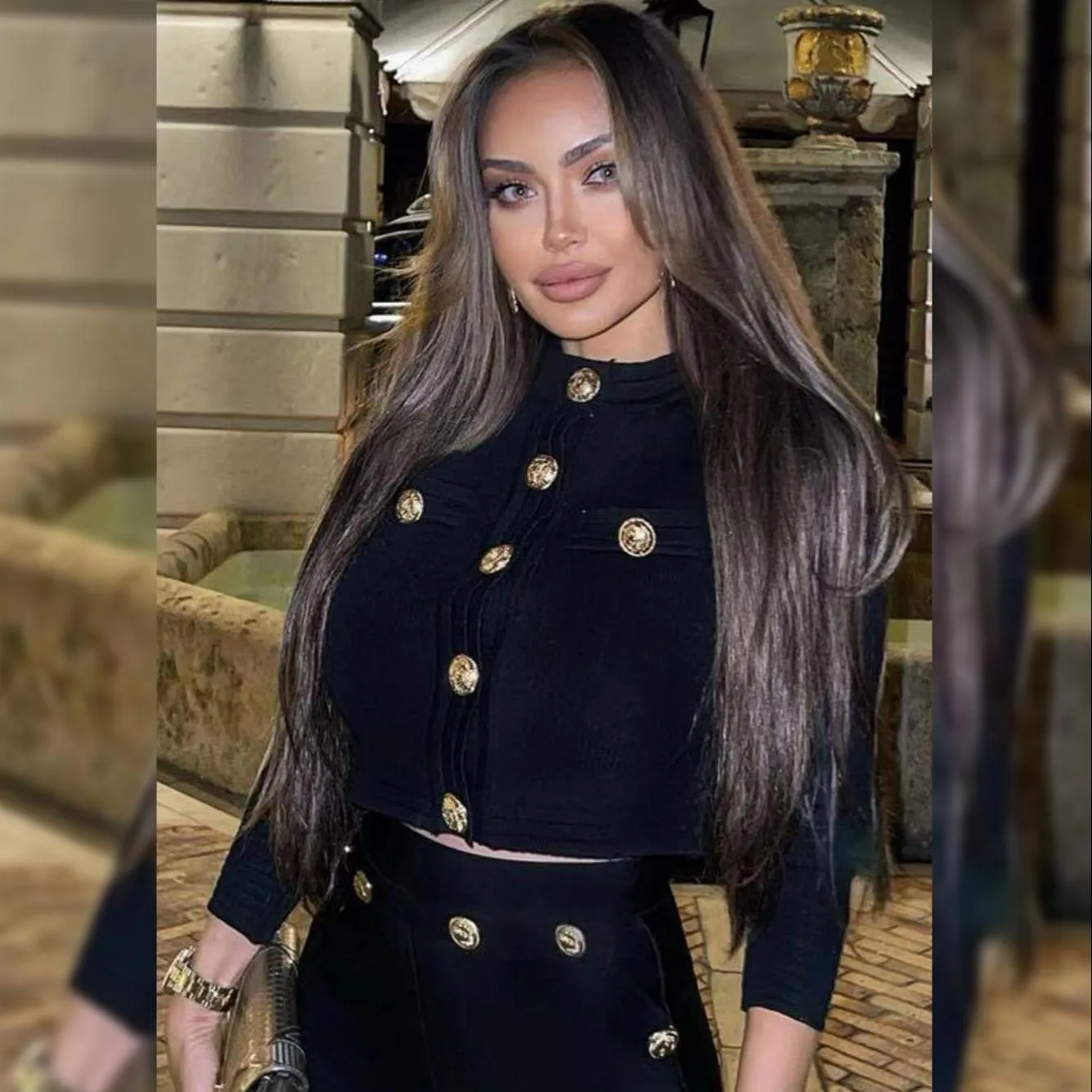 Monaco Black Two Pieces set