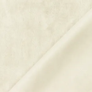 Pearl White Crushed Rayon-Poly Spandex Stretch Velvet Knit Fabric