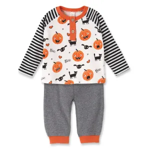 Playful Pumpkins Tee   Pants Set