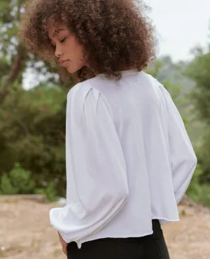 Pleat Sleeve Top