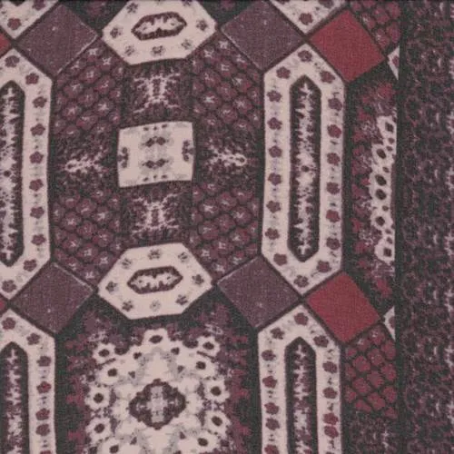 Plum/Ruby Diamond Deco Stripe Chiffon Fabric