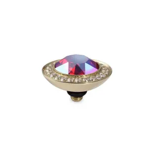 Qudo Tondo Deluxe 13mm Gold Topper - Light Siam Shimmer