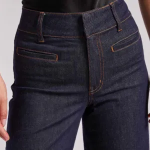 Raquel Sheen Denim Pants