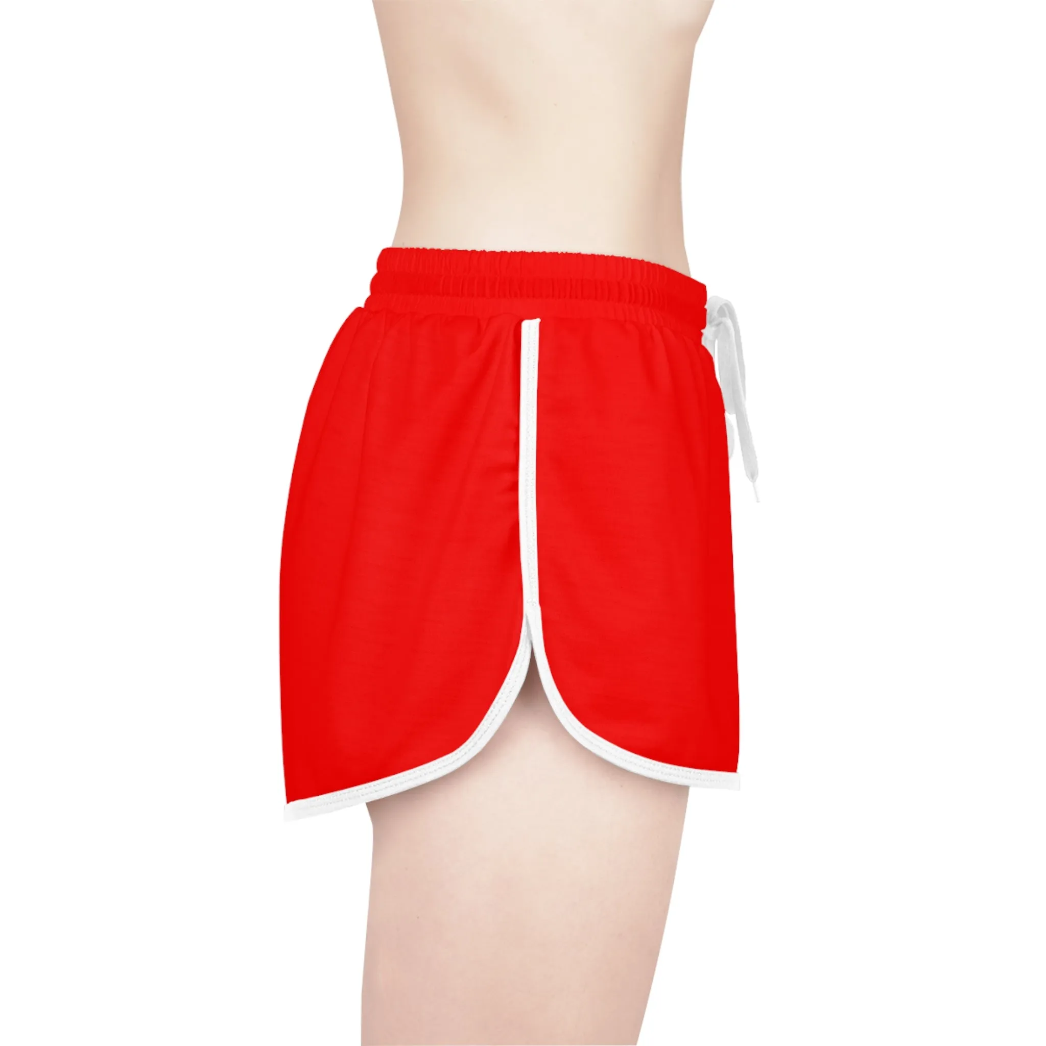 Red Women's Relaxed Shorts
