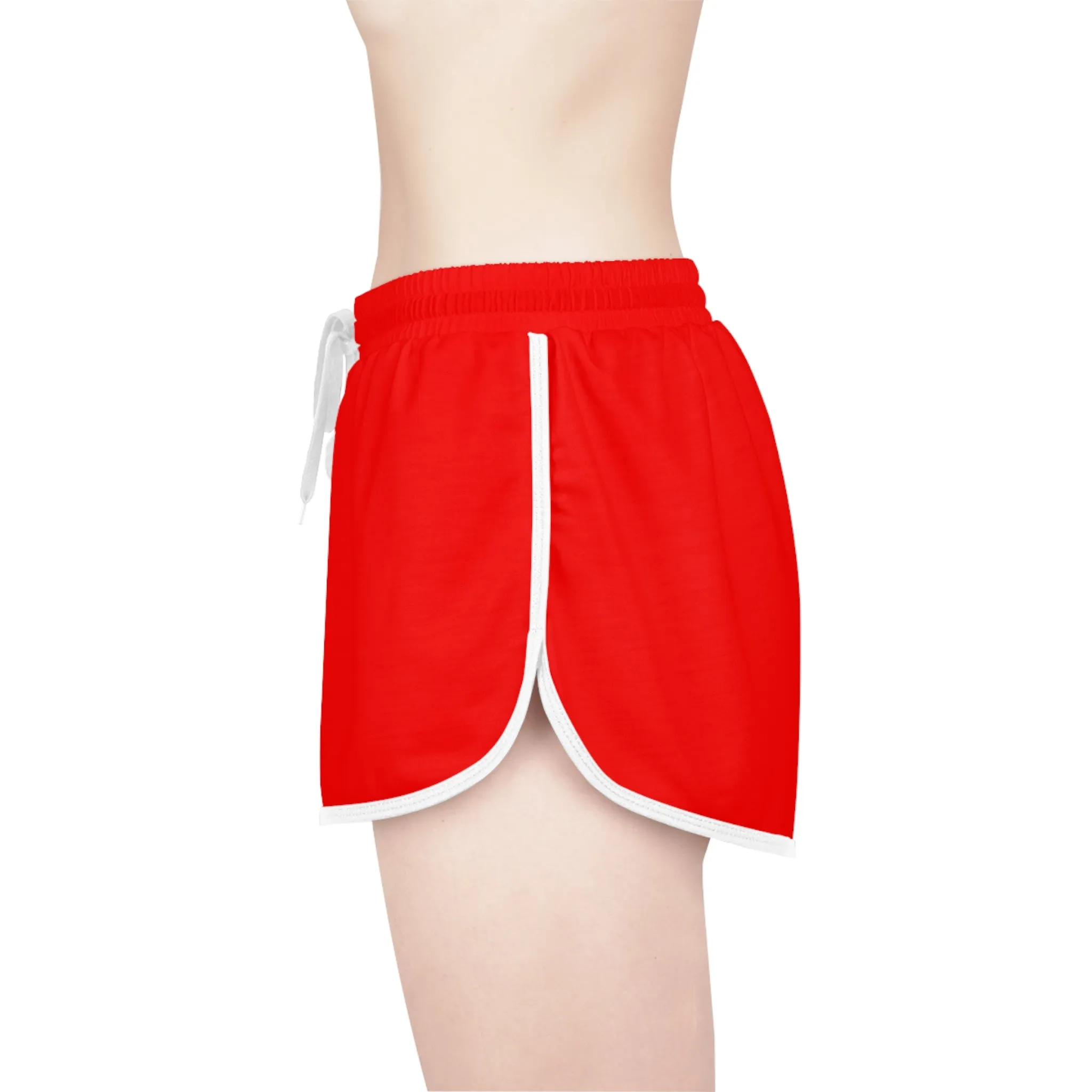 Red Women's Relaxed Shorts