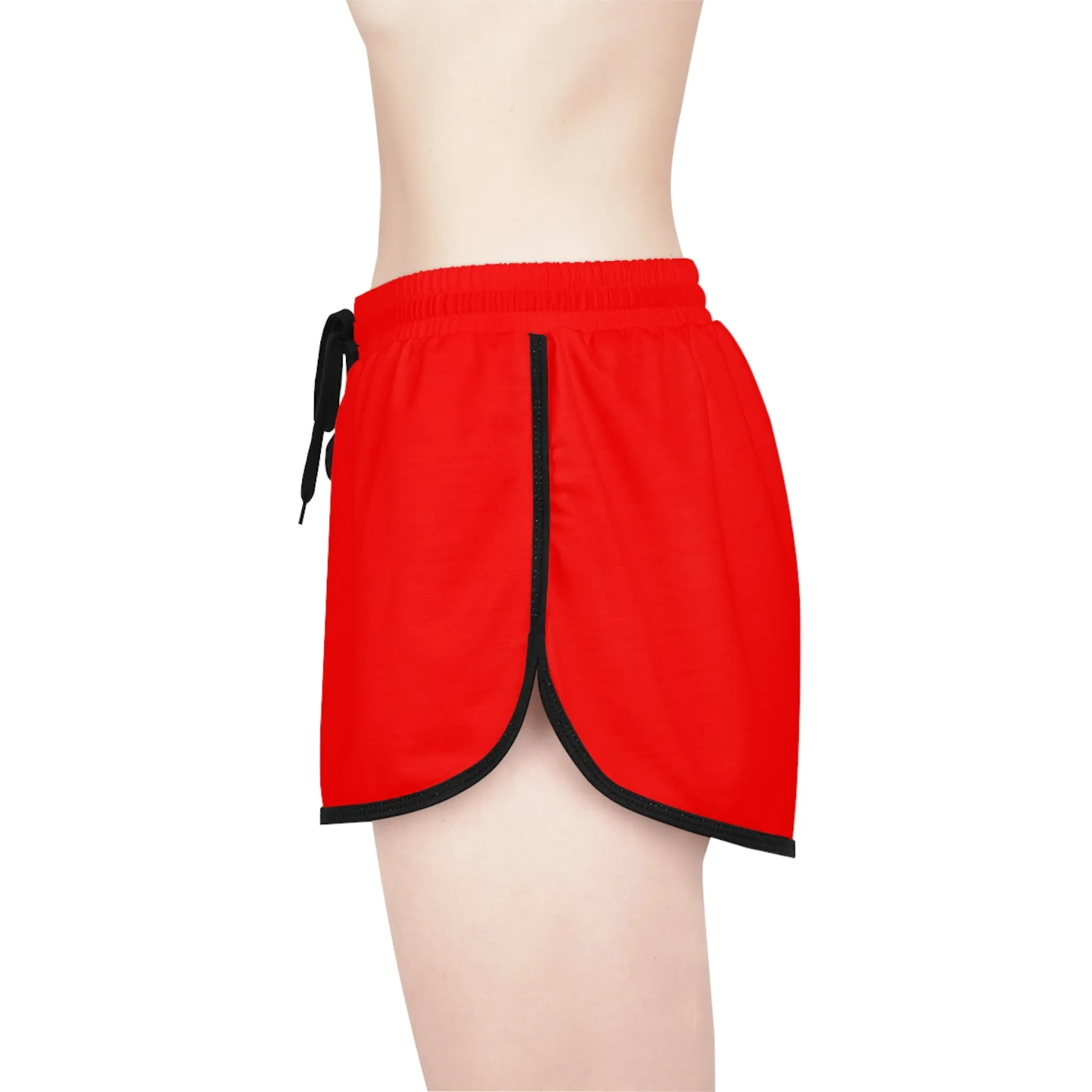 Red Women's Relaxed Shorts