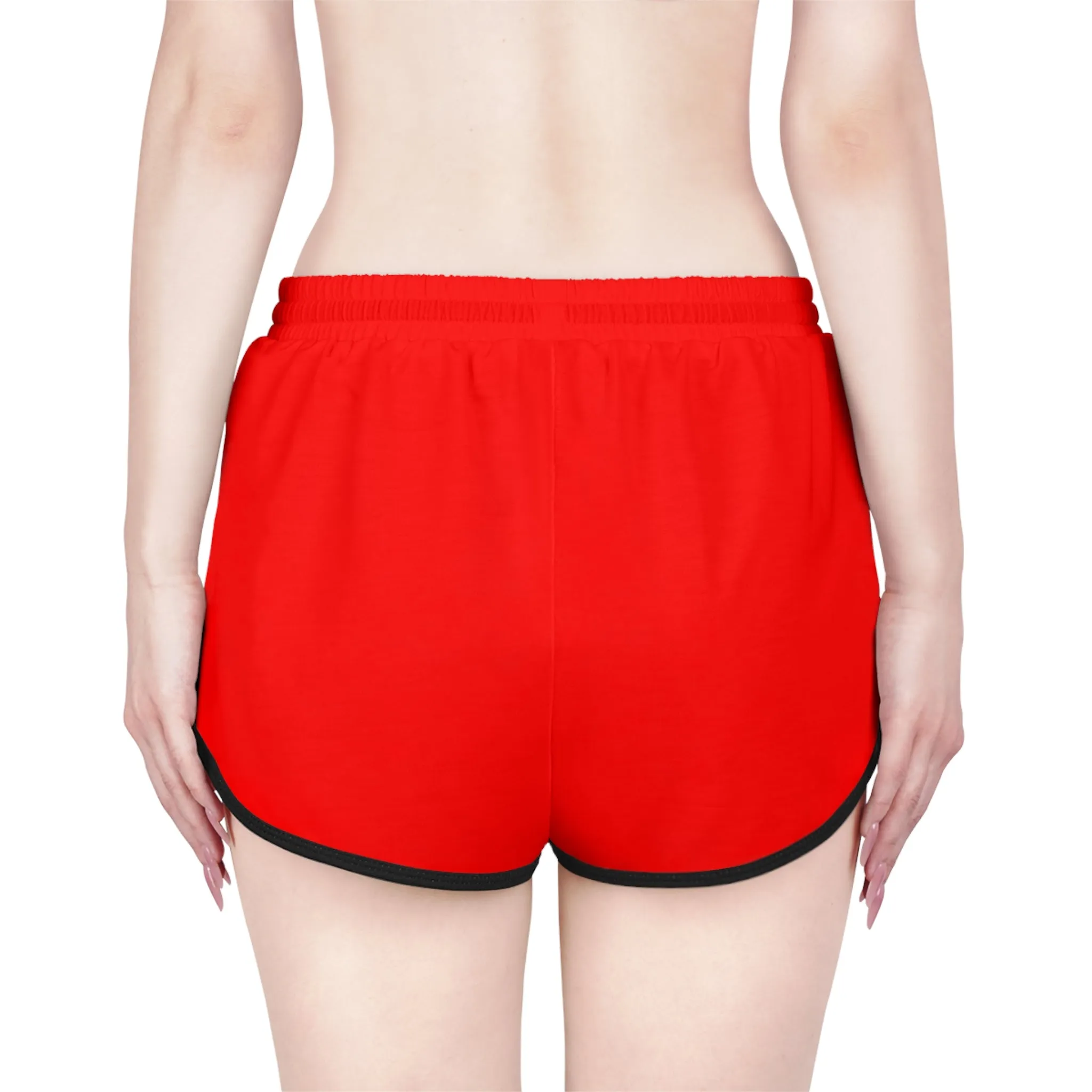 Red Women's Relaxed Shorts