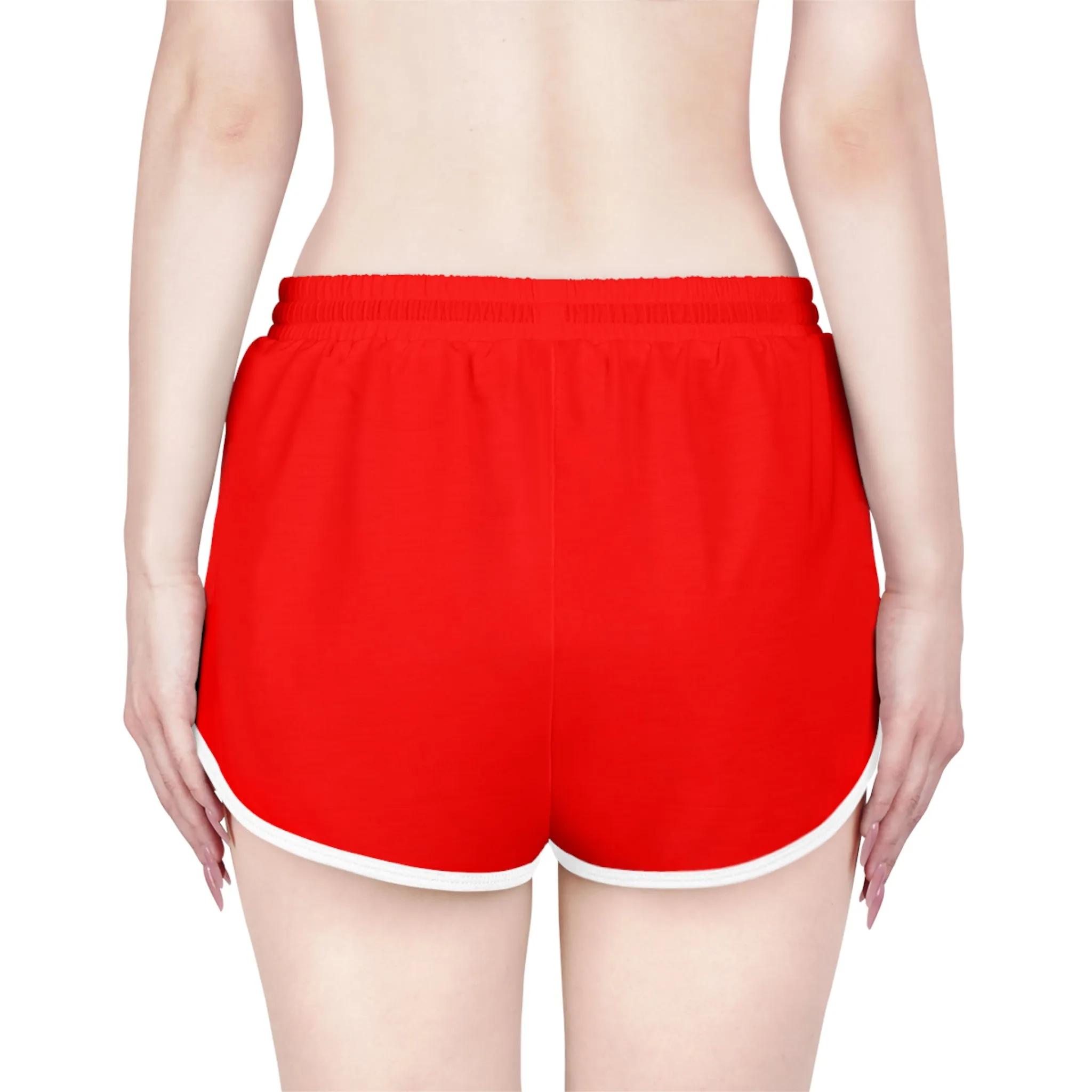 Red Women's Relaxed Shorts
