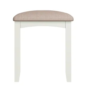 Salisbury Pure White Stool 42 x 35 x 48 cm