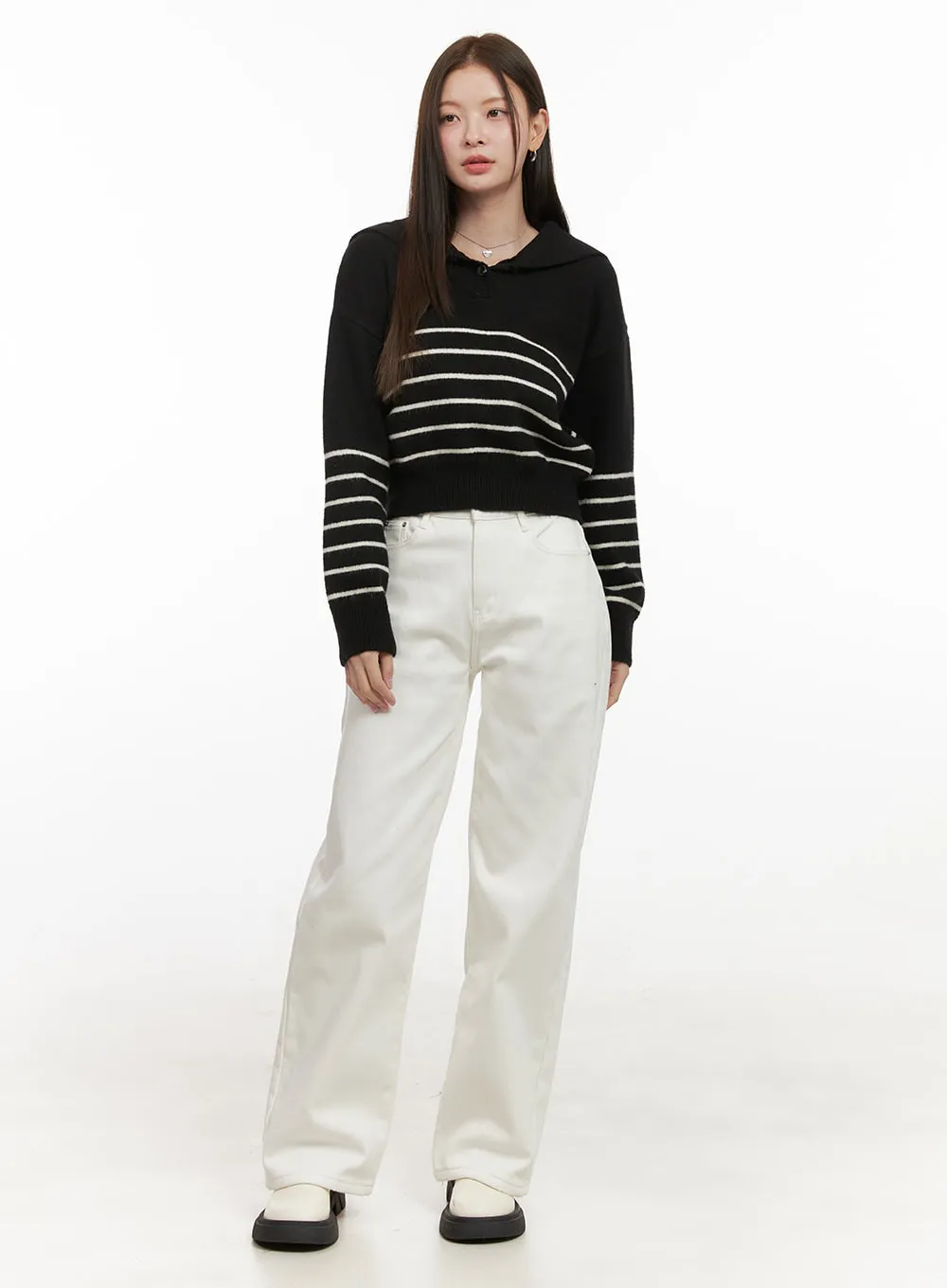 Solid Comfy Wide-Leg Pants OD412