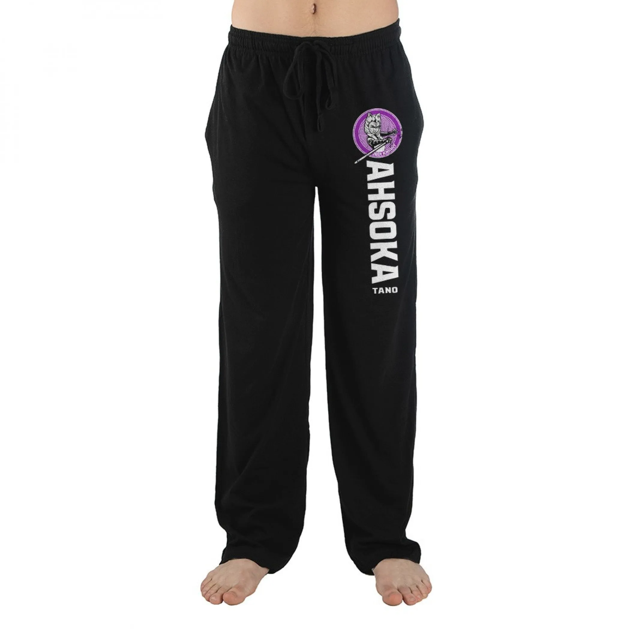 Star Wars Ahsoka Tano Character Image and Text Pajama Sleep Pants