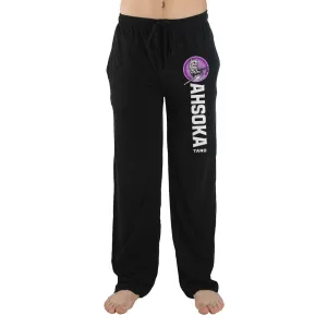 Star Wars Ahsoka Tano Character Image and Text Pajama Sleep Pants