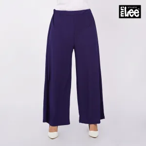 Stylistic Mr. Lee Ladies Basic Non-Denim Cullotes Pants 155710-U (Navy)