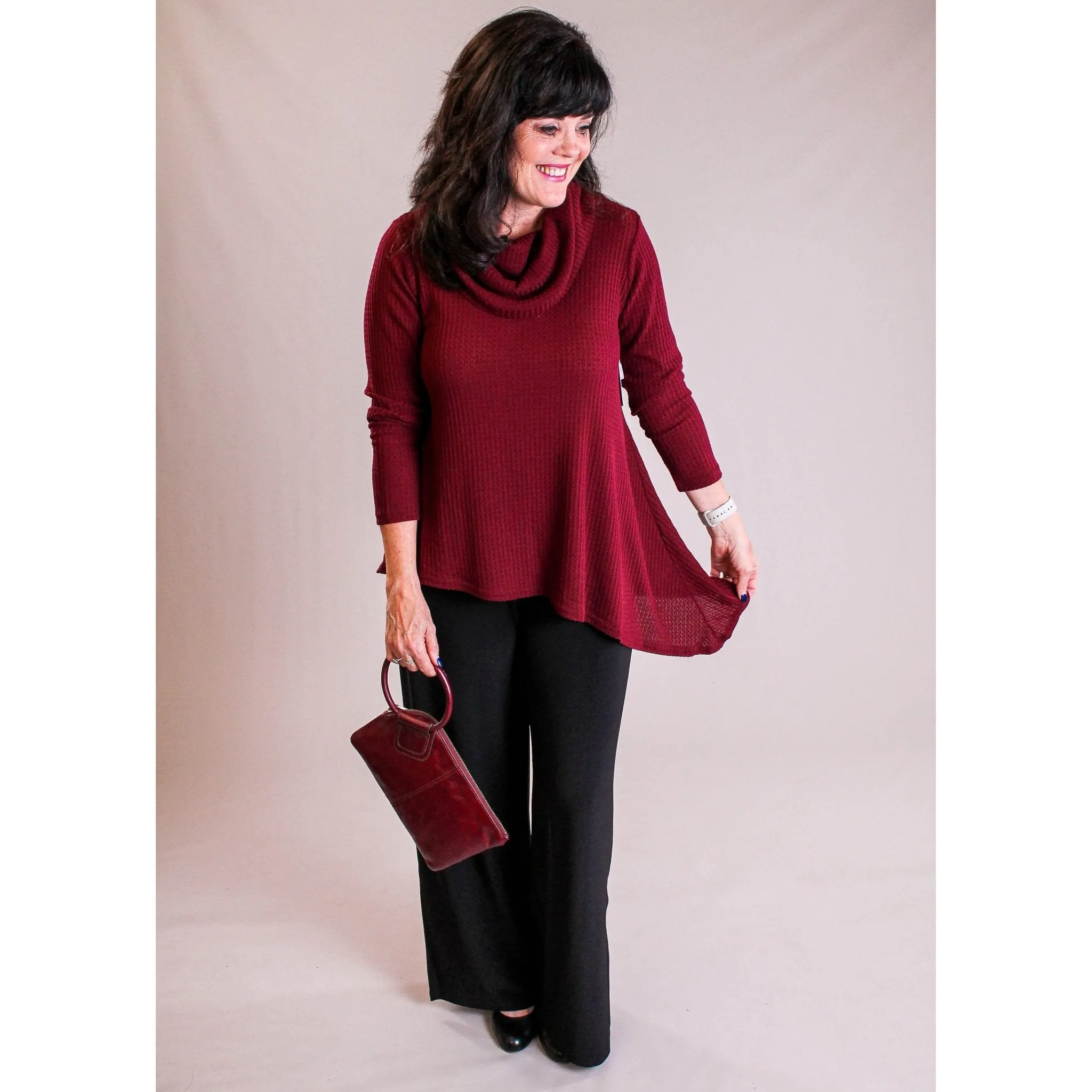 Sympli Side Slit Wide Leg Pant