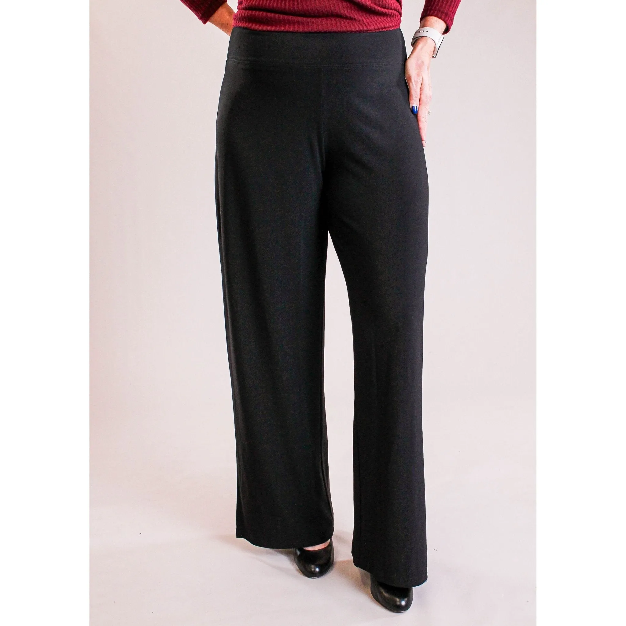 Sympli Side Slit Wide Leg Pant