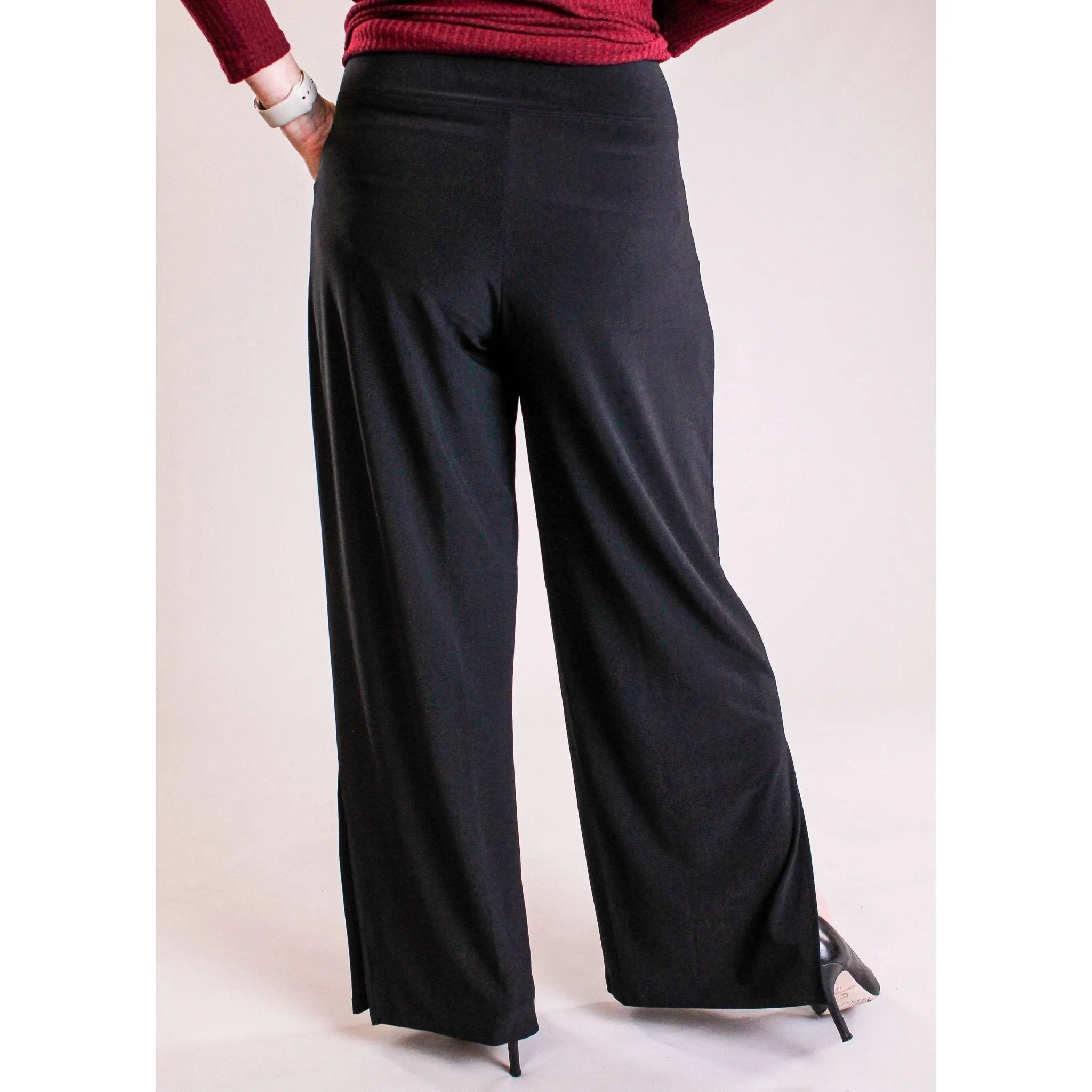 Sympli Side Slit Wide Leg Pant
