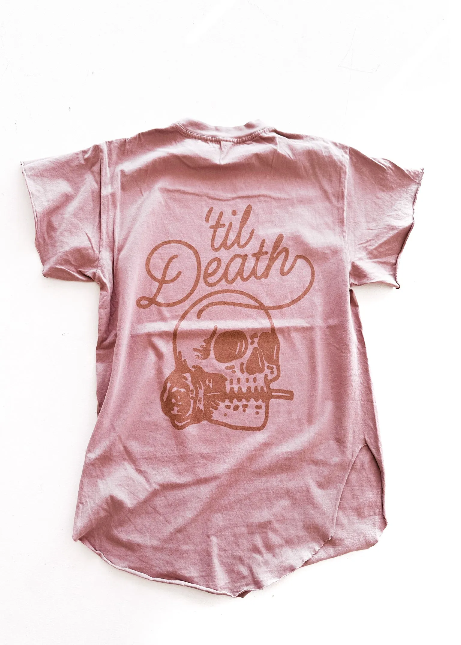 'TIL DEATH MY LOVE SIDE SLIT TEE