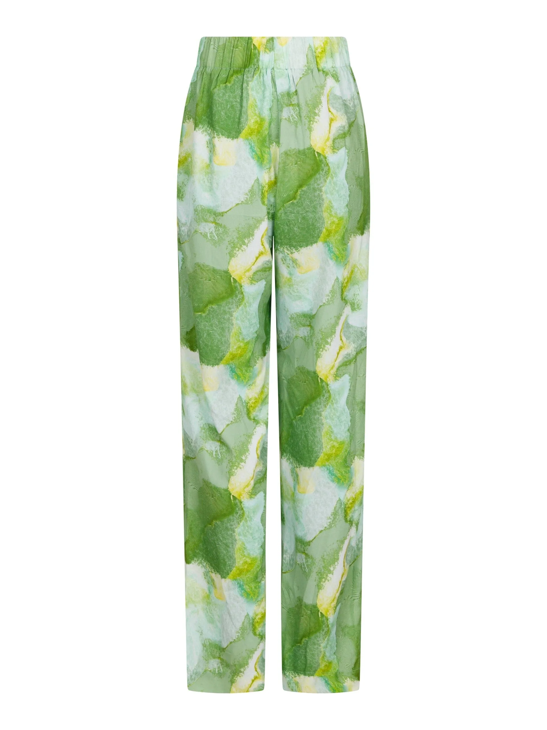 Valentin Studio - Comfy Batik Pants - Green