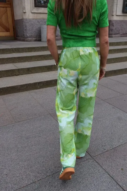 Valentin Studio - Comfy Batik Pants - Green