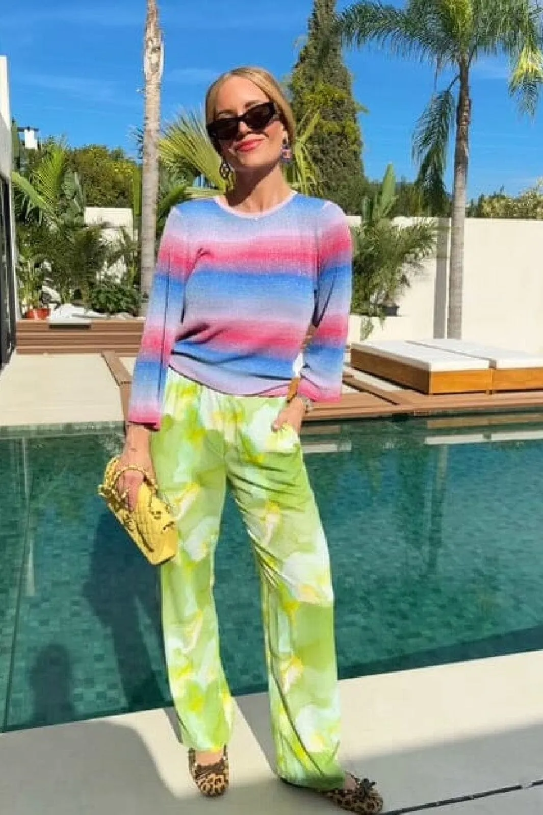 Valentin Studio - Comfy Batik Pants - Green