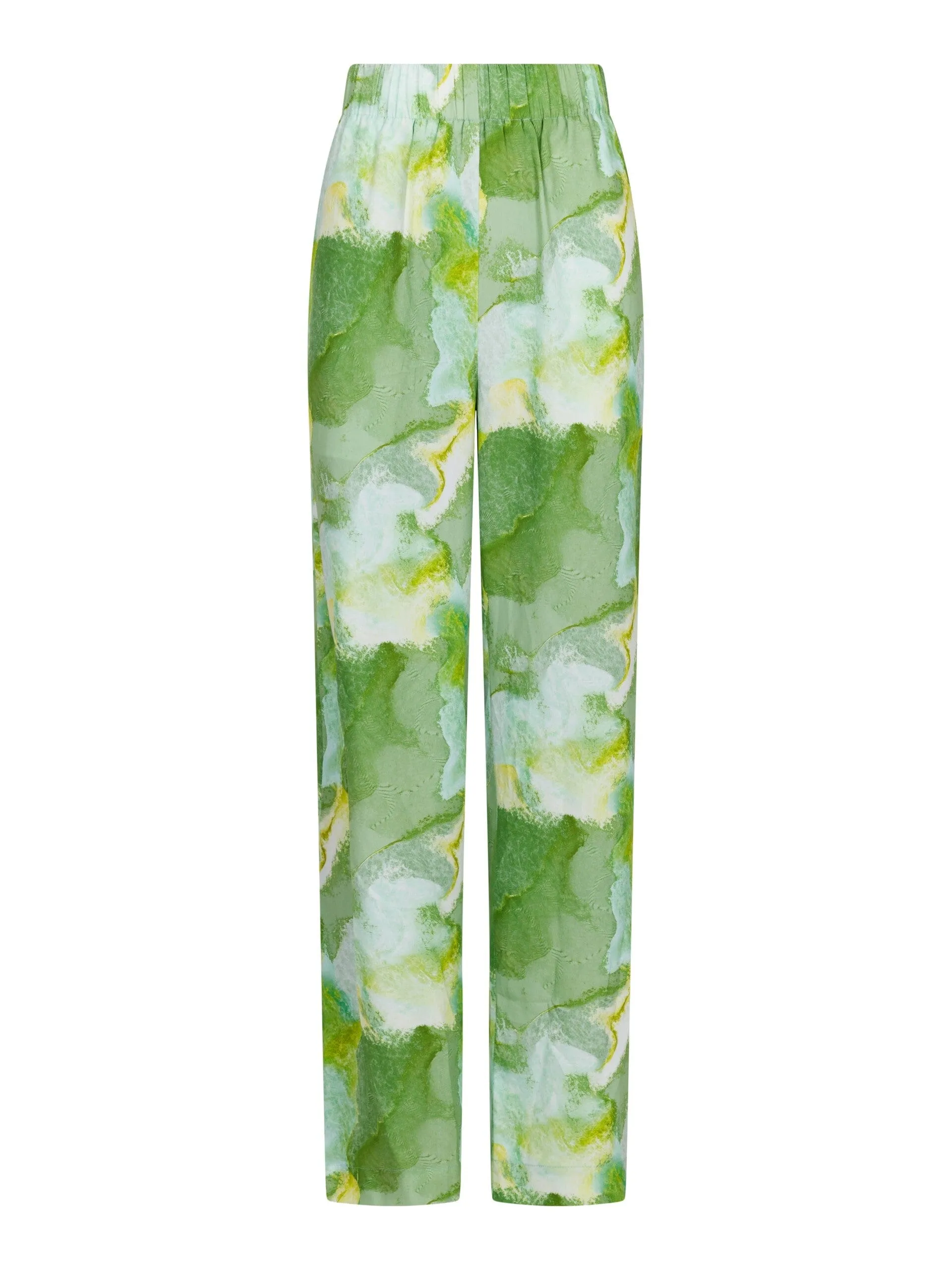 Valentin Studio - Comfy Batik Pants - Green